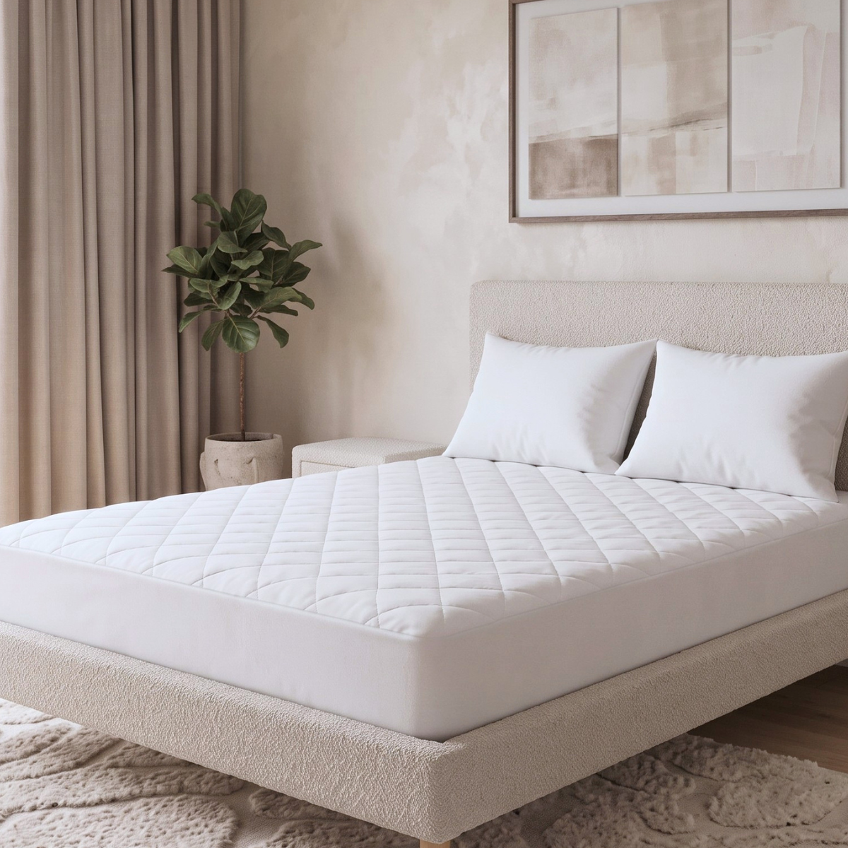 Protège-matelas 100% coton, aération optimisée - Collection Confort Palace