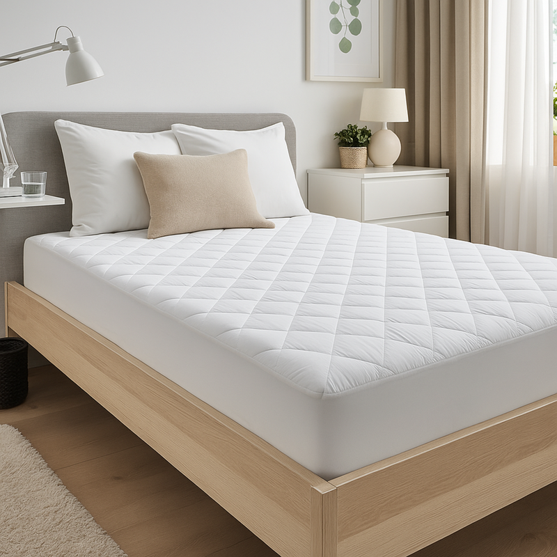 Protège-matelas hypoallergénique, résistant, traitement anti-acariens - Collection Confort Palace Sampur