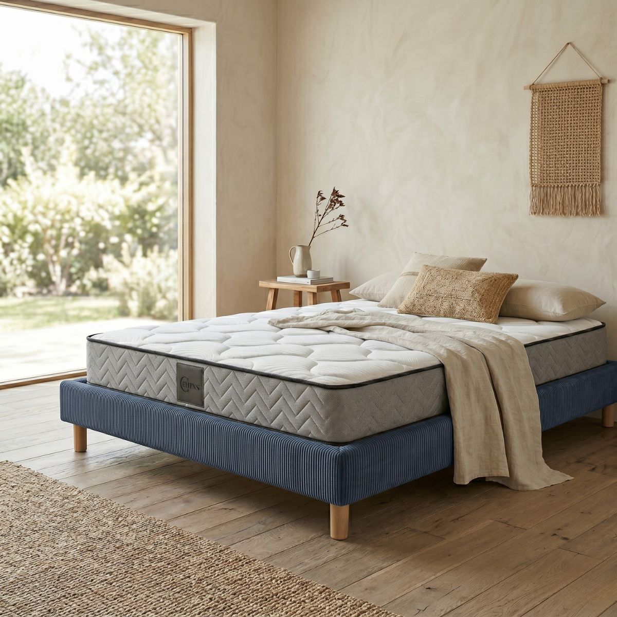 Back-to-School Pack: Bed base + Mattress + Duvet + Pillow