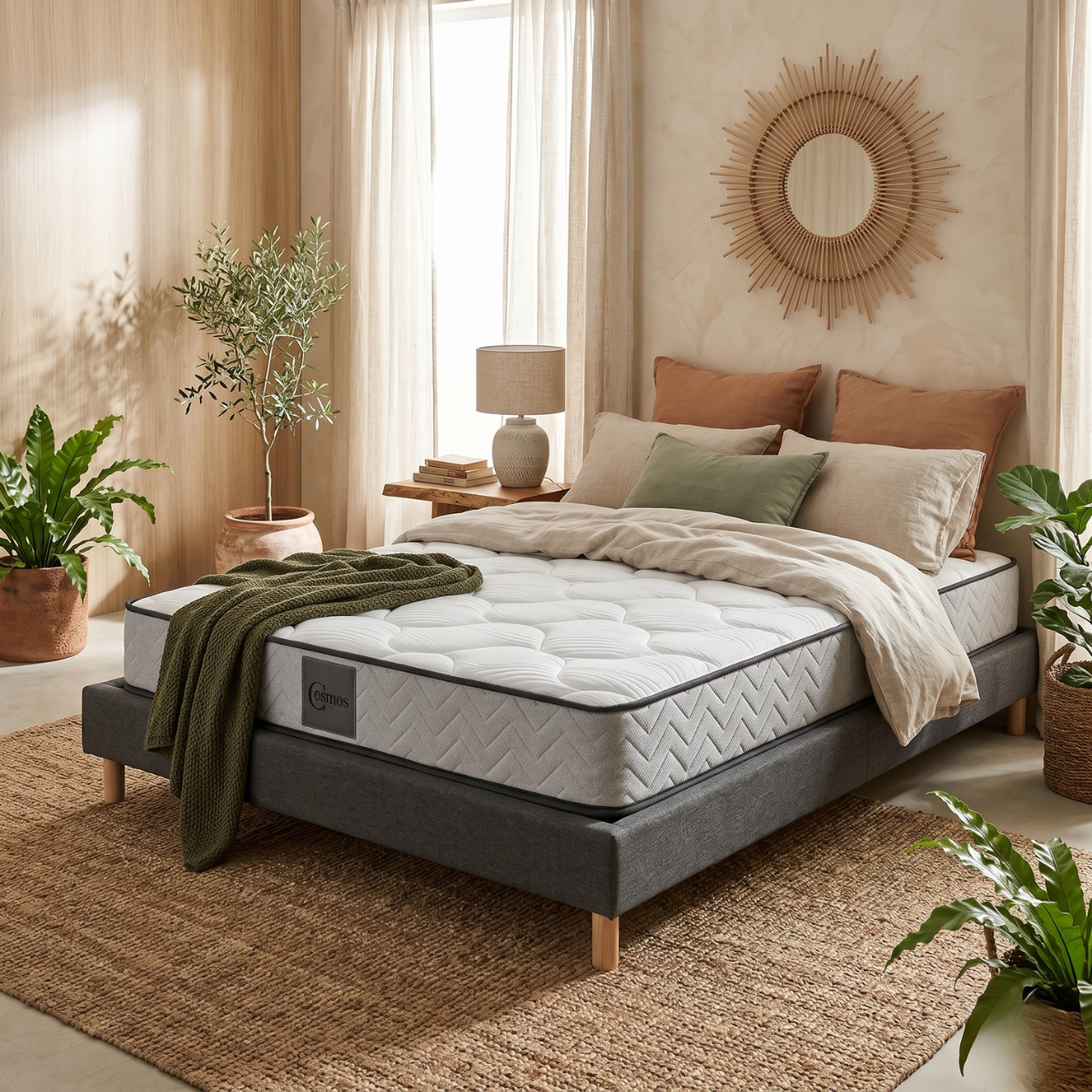 Back-to-School Pack: Bed base + Mattress + Duvet + Pillow