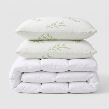 Emerald Promo Pack: Duvet &amp; Pillows 40x70 cm and 60x60 cm