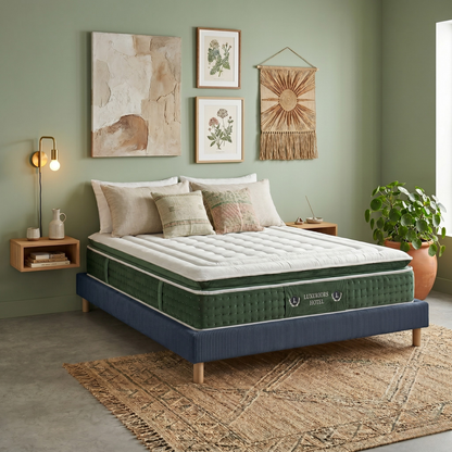 Ensemble literie complet avec lit et matelas d&