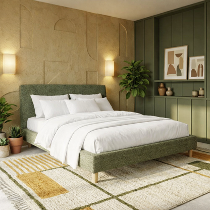 Parure de lit complète blanche, polyester, douce, hypoallergénique - Collection Unie