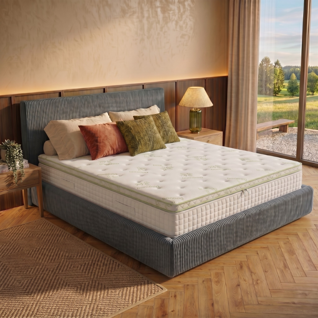 Bamboo memory foam mattress topper - Bamboo ZEN Collection