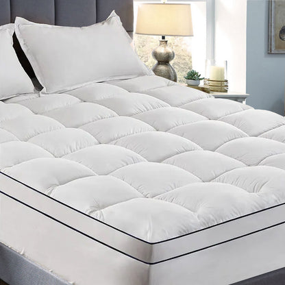 100% duck feather mattress topper, soft and ergonomic - XXL Feather Collection