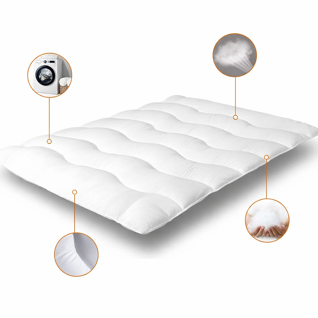 Surmatelas Nuage : microfibre et protège matelas