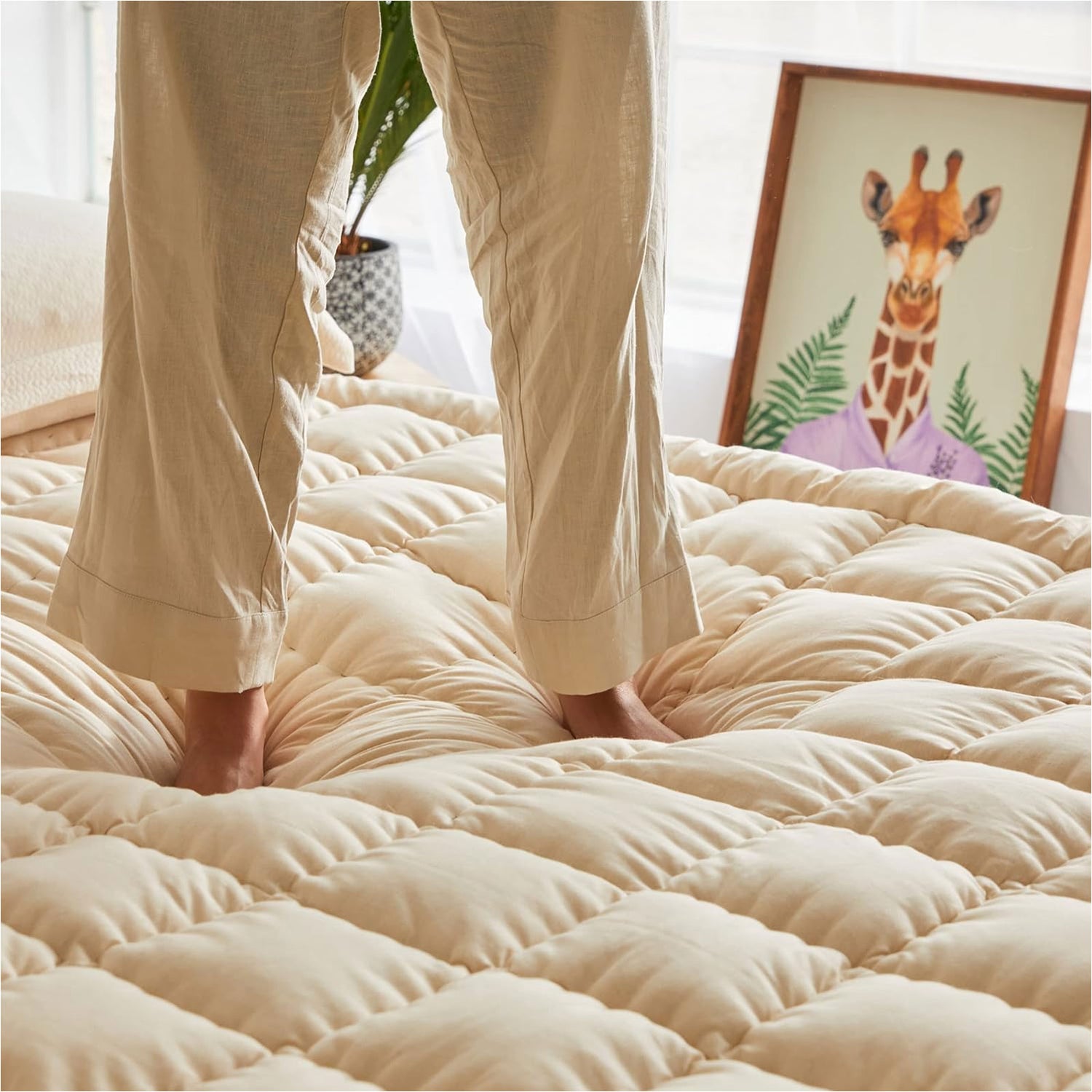 Surmatelas Fjord : Laine Vierge Mérinos 100% organic