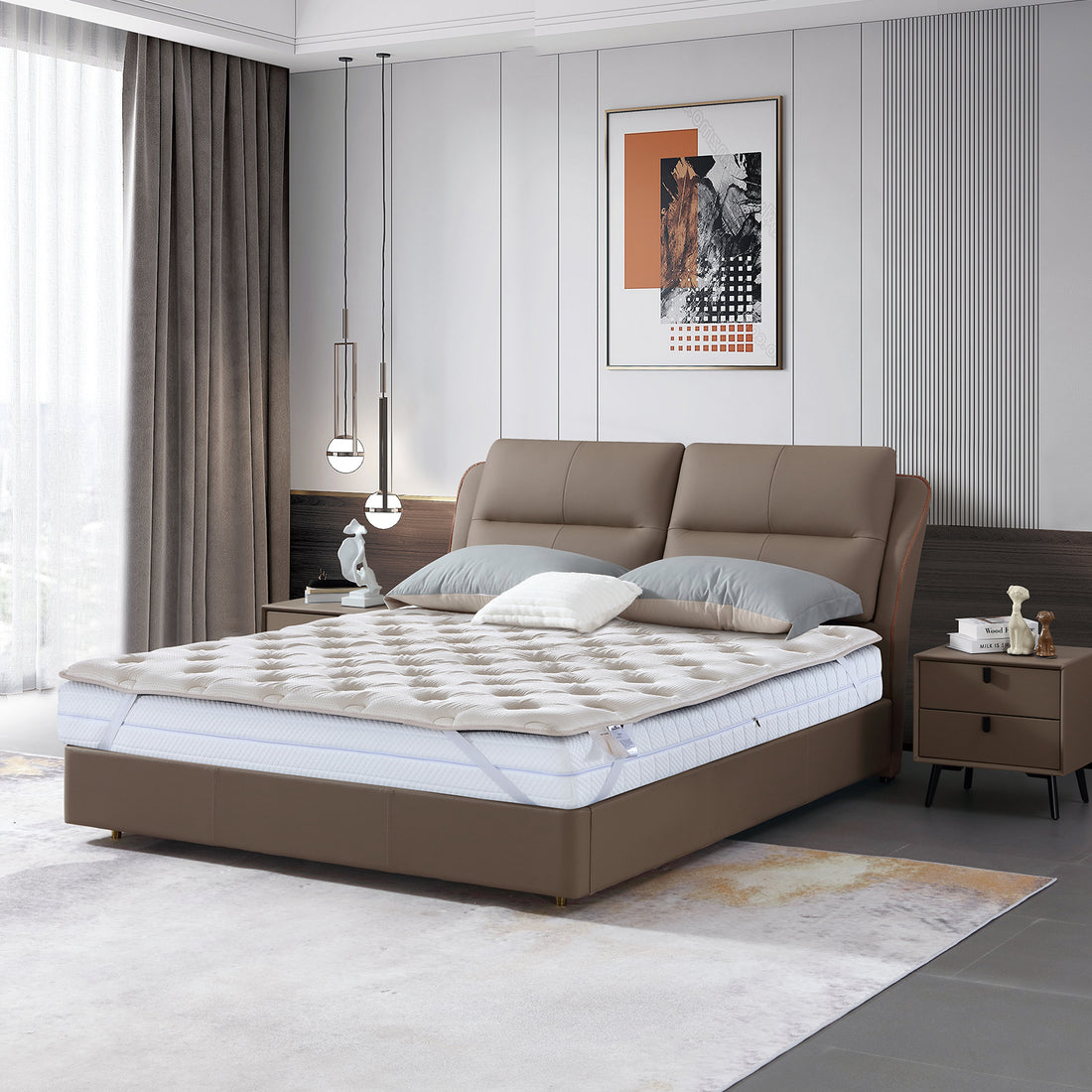 Surmatelas Bamboo Relax : Bambou et Latex