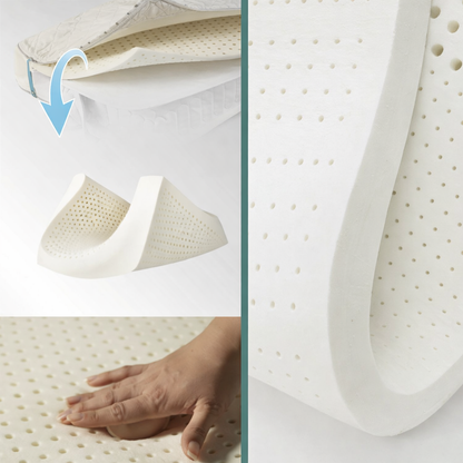 Bamboo Relax Mattress Topper: Bamboo and Latex 