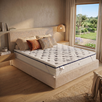 Memory foam mattress topper, cooling fabric – Everest Collection