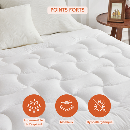 Surmatelas waterproof, protège-matelas intégré – Collection ConforProtect Waterproof