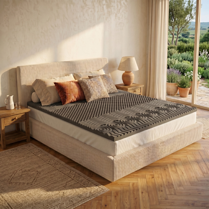 Surmatelas mémoire de forme, confort 7 zones - Collection Natura Bamboo