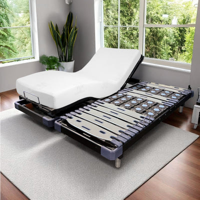 Electric bed base, orthopedic, relaxation mattress included - Technomatic Collection