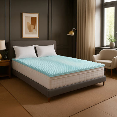 Memory foam mattress topper, 7 comfort zones – Cambridge Collection