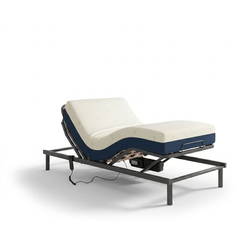 Sommier électrique, orthopédique à plots, matelas relaxation inclus - Collection Technoflex