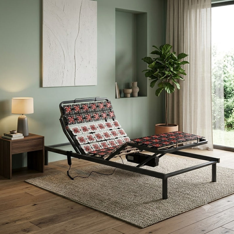 Sommier électrique orthopédique à plots, encastrable - Collection Technoflex Sampur