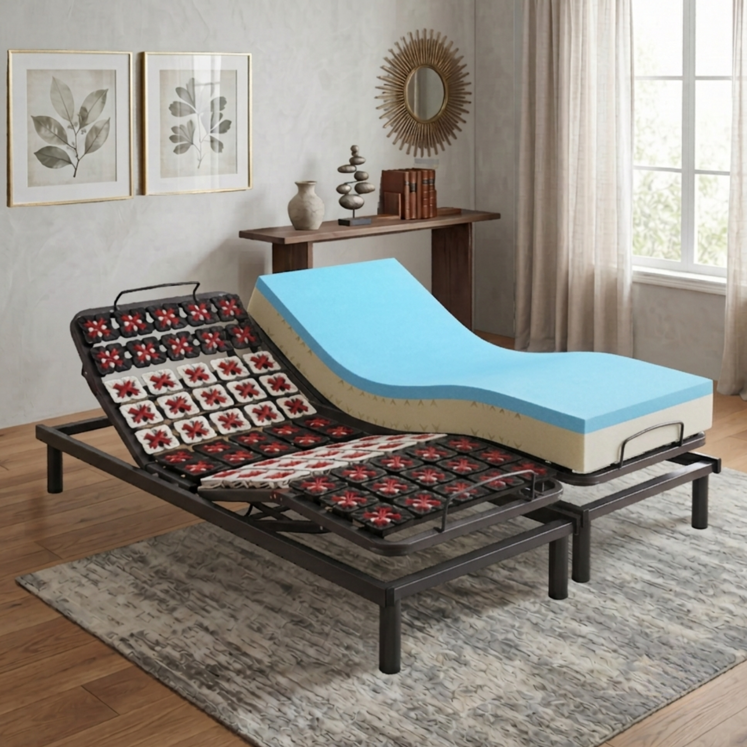 Matelas mémoire de forme, pour lit de relaxation électrique - Collection Relaxation