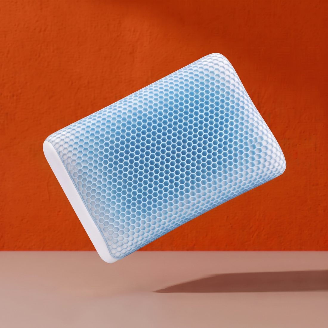 Fantasia Blue Kissen: Mikroperforierter Memory-Schaum - Abnehmbarer Bezug