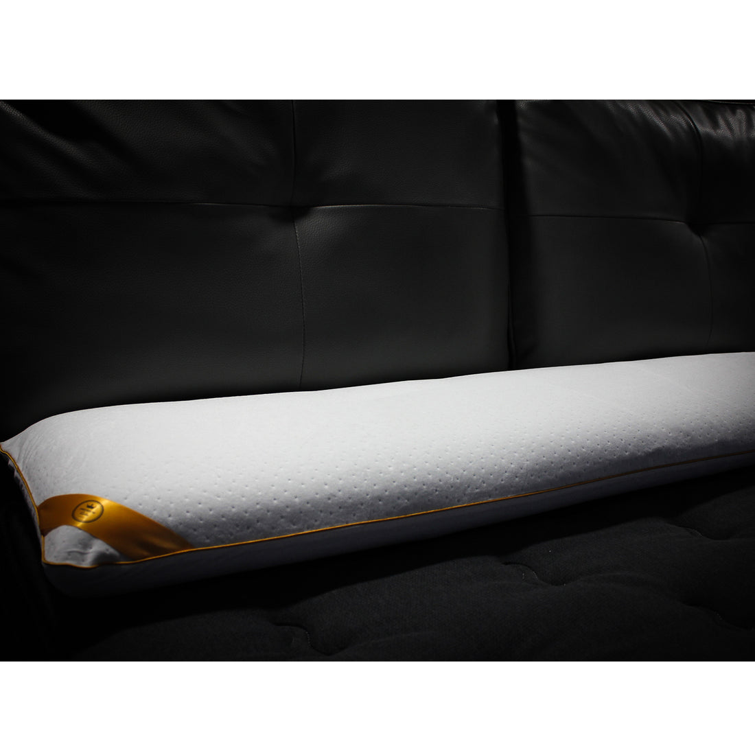 Traversin mémoire de forme, soutien cervical, déhoussable - Collection Gold