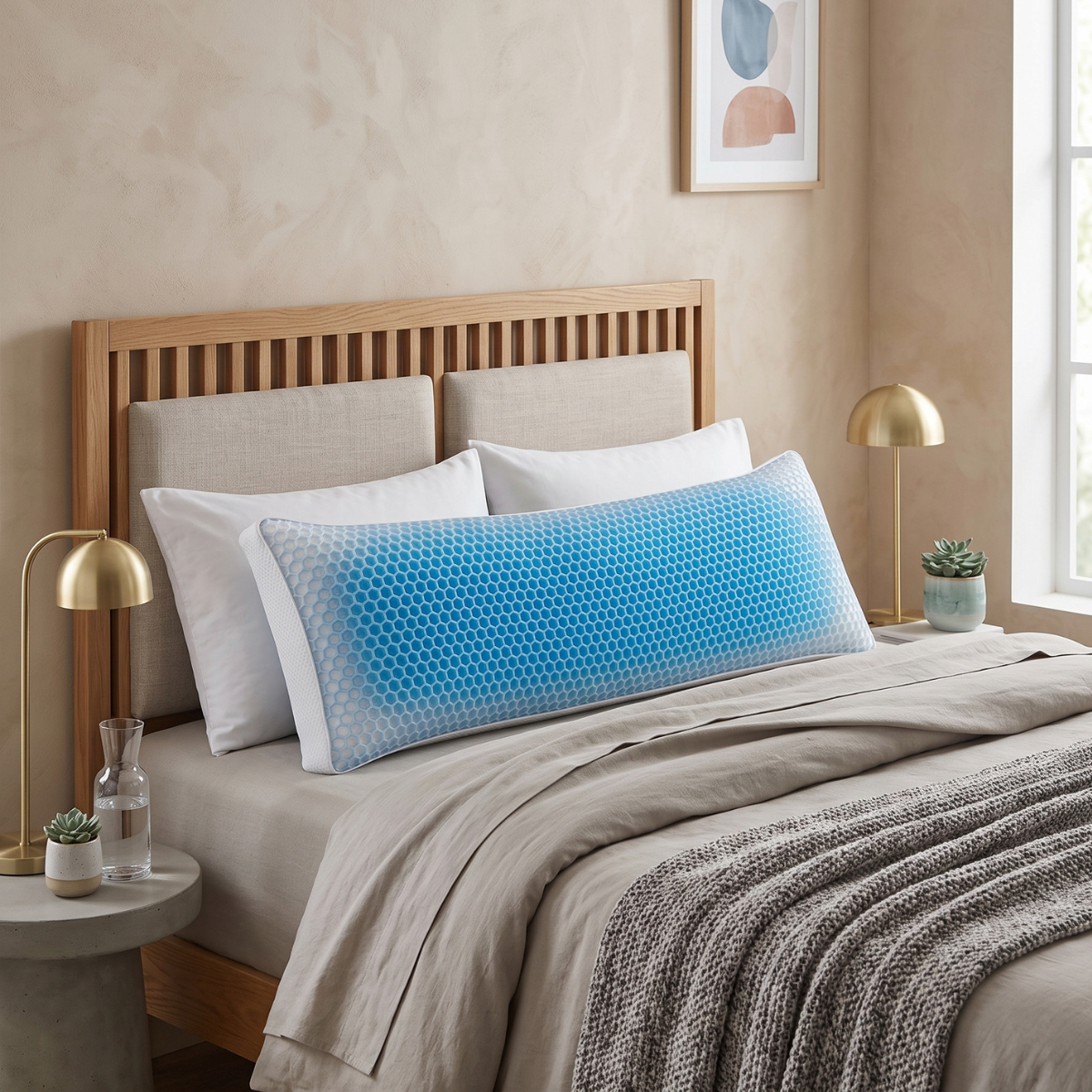 Traversin Confort Microfibre Housse TPE 3D - Collection Douillet