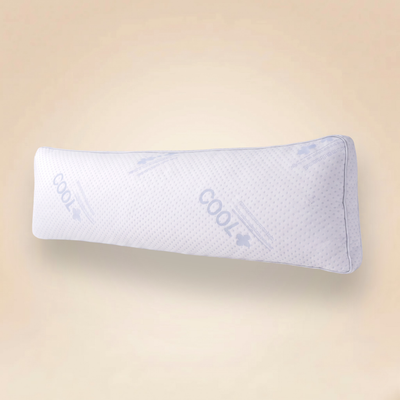Cooling memory foam bolster, removable cover, micro-perforated - Fresh Collection