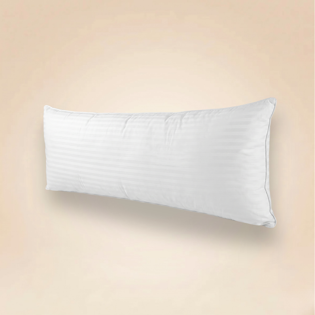 Duck feather and down bolster, striated jacquard, balanced comfort and support - Duvet Collection