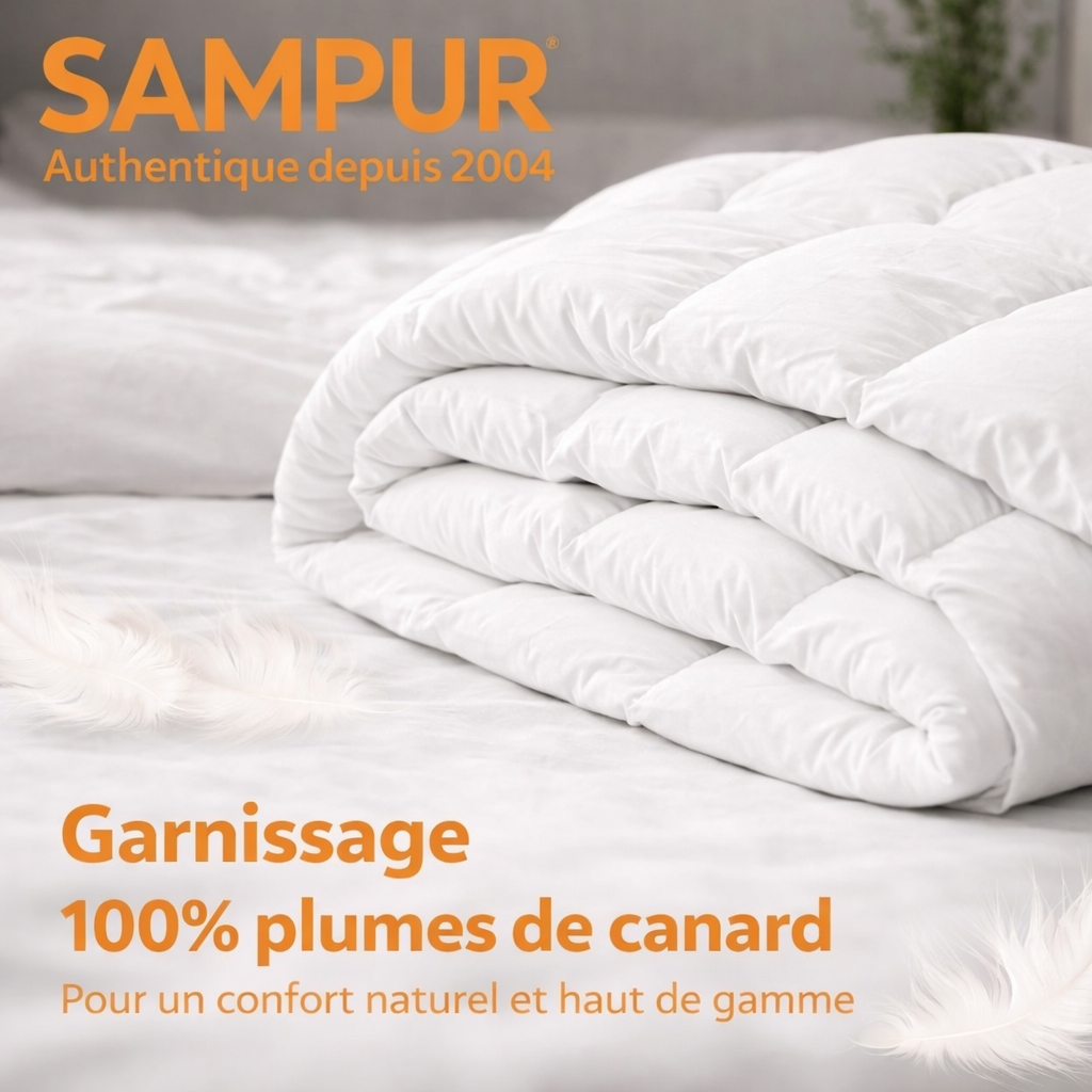 100% feather duvet, very warm, 500 g/m² quality - Luxury Feather Collection