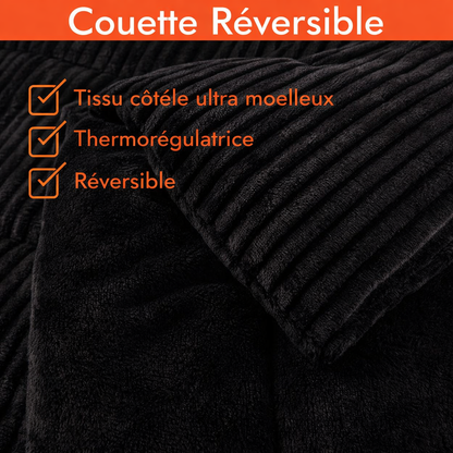 Couette haut de gamme grand froid, réversible - Collection Coton Club