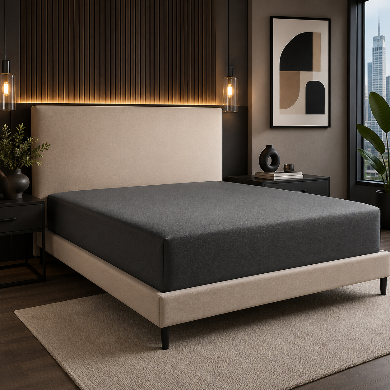 Drap housse imperméable Bdermofresh coloris gris 120 x 190 cm Drap housse imperméable Bdermofresh coloris gris 120 x 190 cm