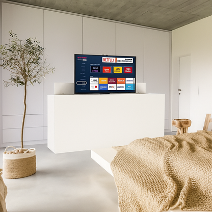 Console TV design : meuble TV motorisé avec télécommande sans fil - Collection Palace