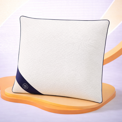Memory foam pillow, micro-perforated, removable cover - Fantasia Black Collection