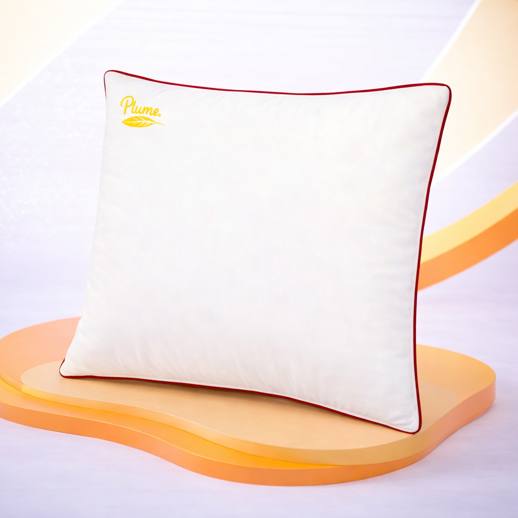 Oreiller 100% plumes de canard, soutien mi-ferme, confort naturel - Collection Plumes