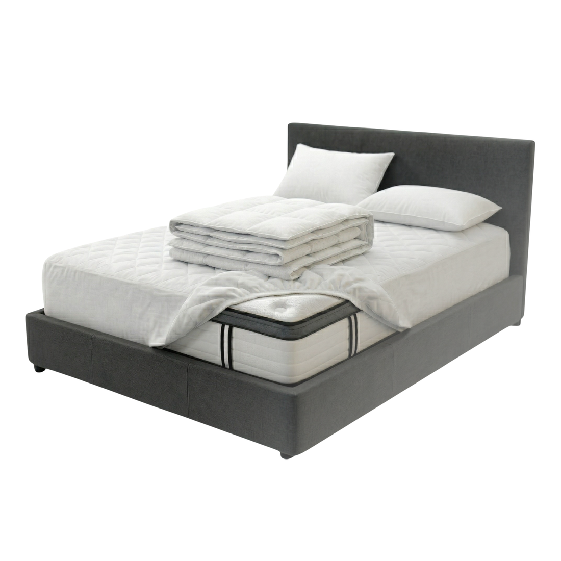 Back-to-School Pack: Bed base + Mattress + Duvet + Pillow