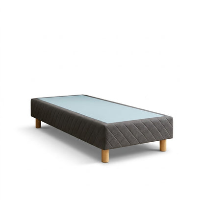 Sommier tapissier, structure bois et revêtement tissu - Collection Confort