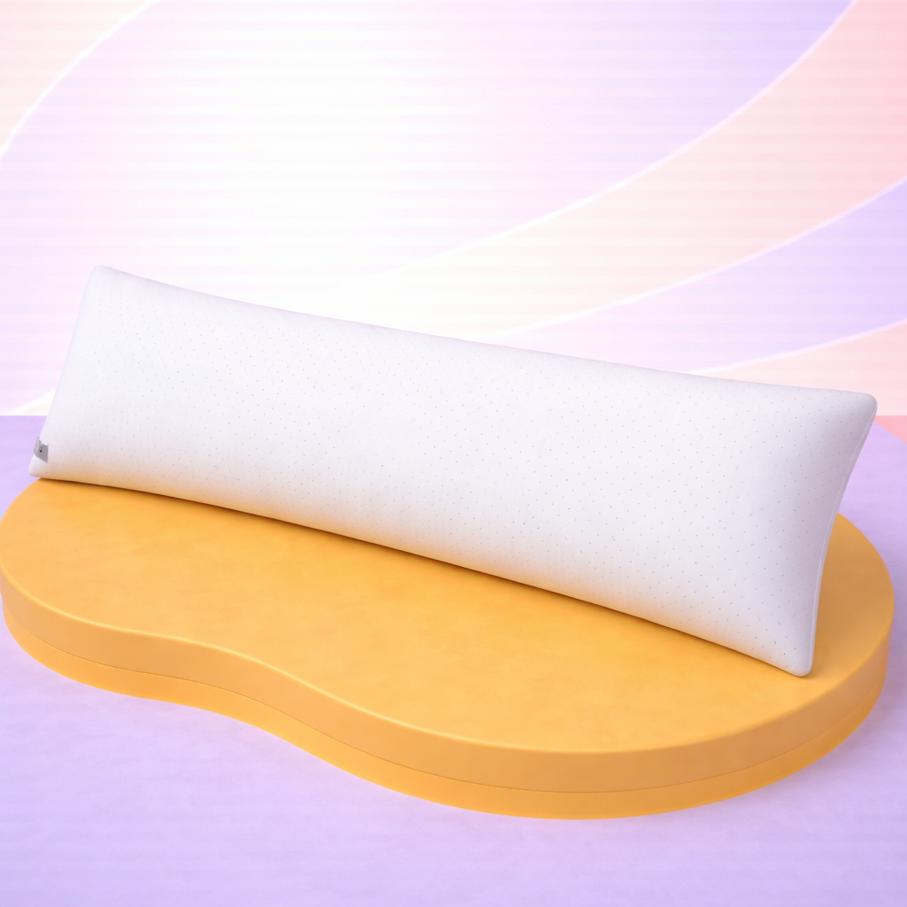 Traversin mémoire de forme, soutien cervical, déhoussable - Collection Prestige