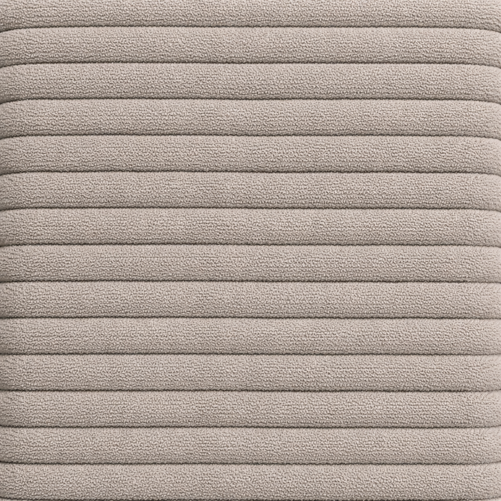 Tête de lit avec housse velours côtelé gris