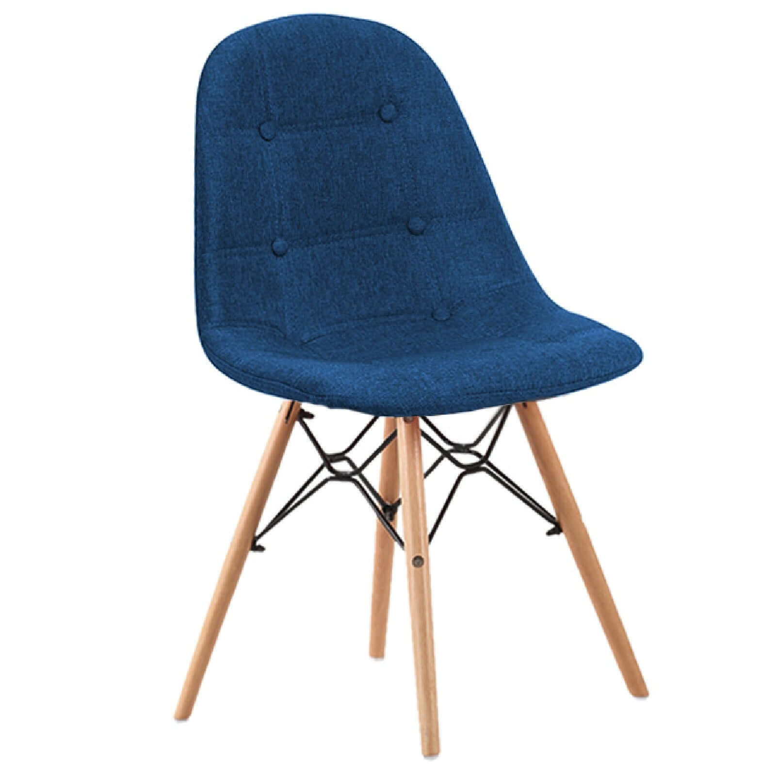 Chaise Mareva : Style Scandinave, Tissu et bois