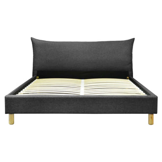 Lit Pillow : sommier à lattes et revêtement tissu