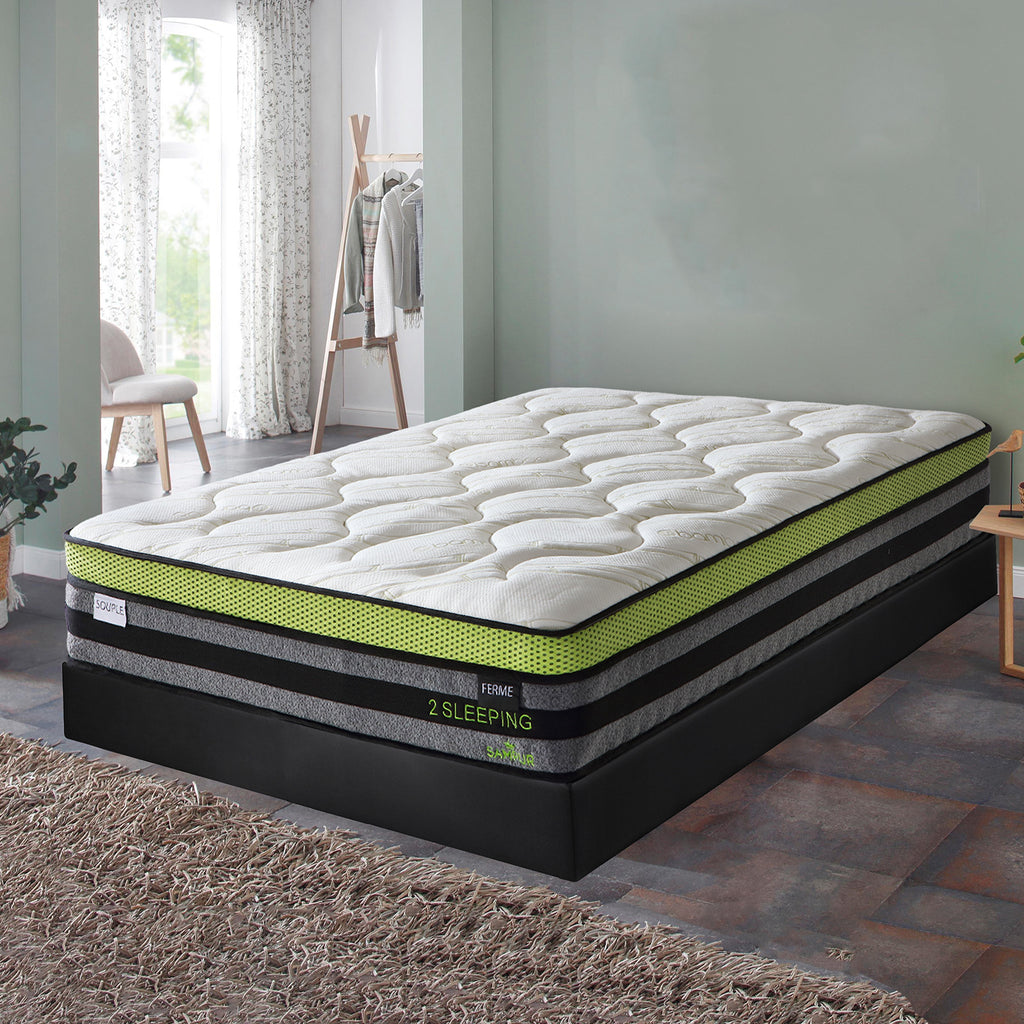 Matelas Bi-Confort : Mémoire de Forme et ressorts