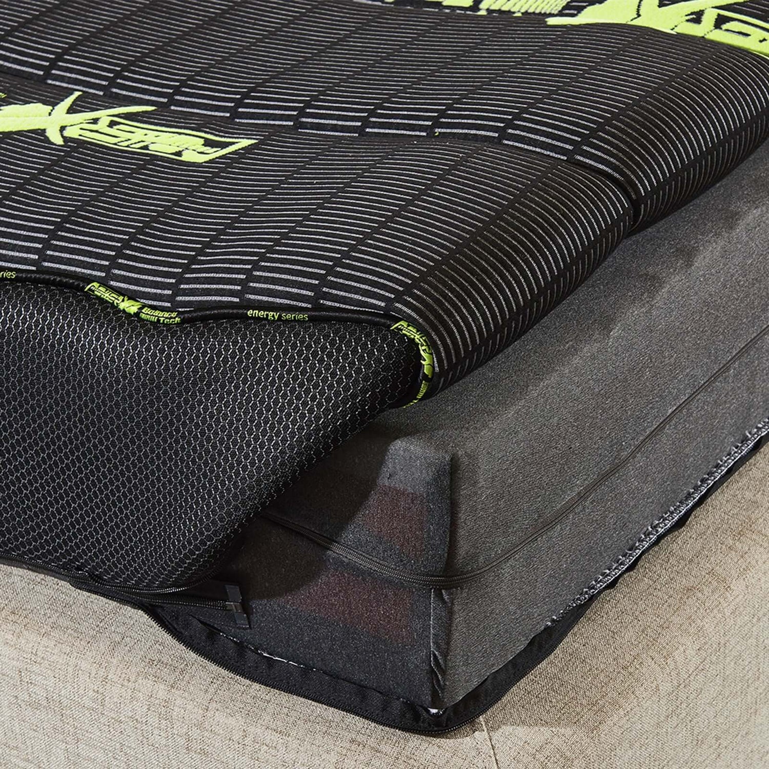 Matelas Émotion : mémoire de forme et mousse Haute Résilience