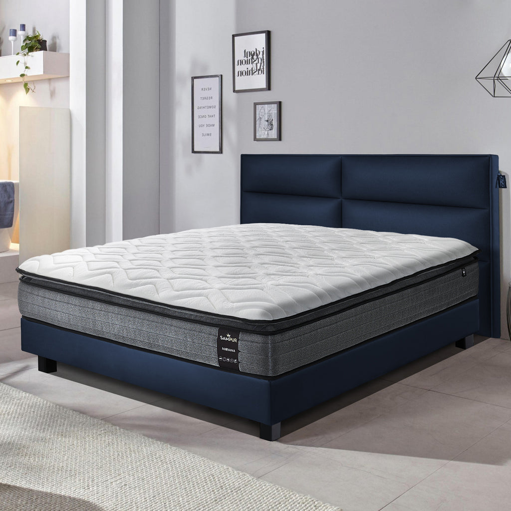 Matelas Nirvana : Mémoire de forme, Ressorts et Latex