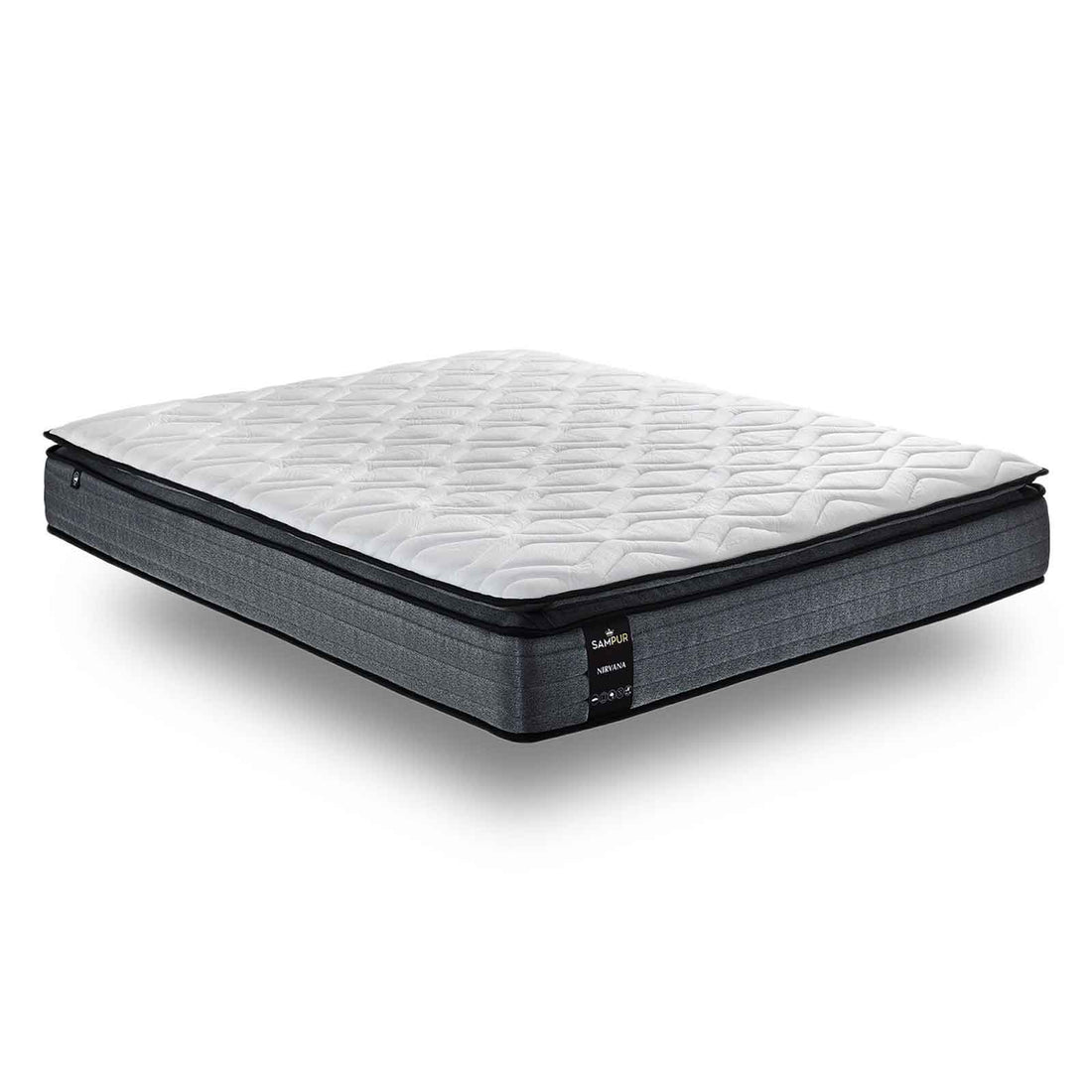 Matelas latex, ressorts ensachés, mémoire de forme - Collection Nirvana