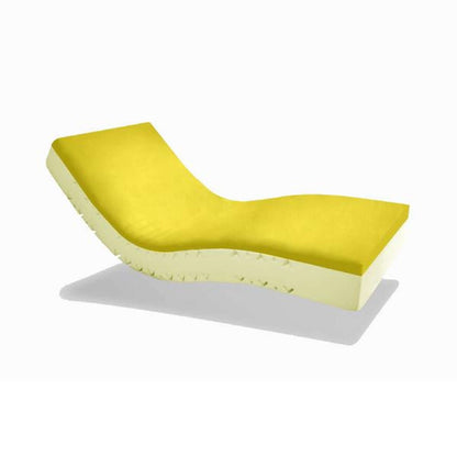 Orthopädisches elektrisches Bettset Technoflex, weißes Kunstleder, inklusive Matratze