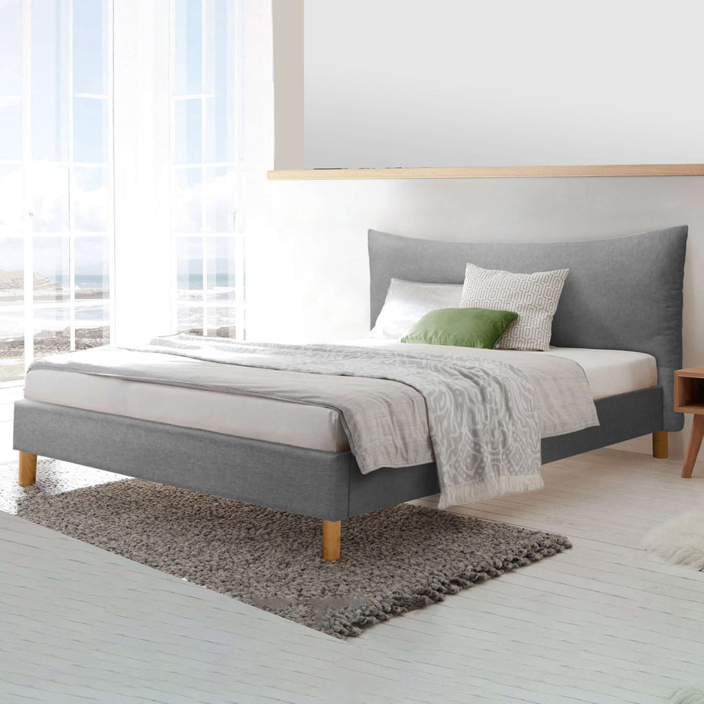 Lit Pillow : sommier à lattes et revêtement tissu