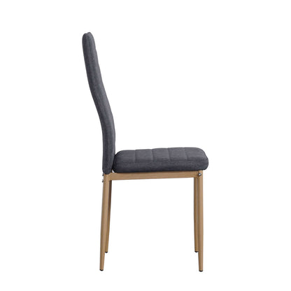 Chaise Carla : Style intemporel en tissu