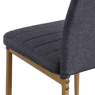 Chaise Carla : Style intemporel en tissu