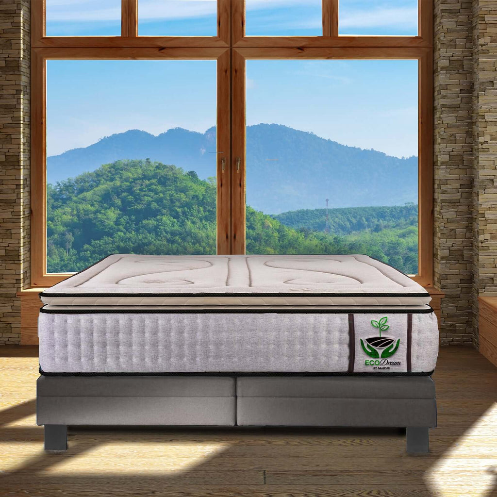 Matelas EcoDream Natura LUXE : coton recyclé