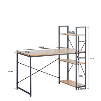 Bureau Etagère Sampur pas cher dimensions