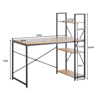 Bureau Etagère Sampur pas cher dimensions 2/2