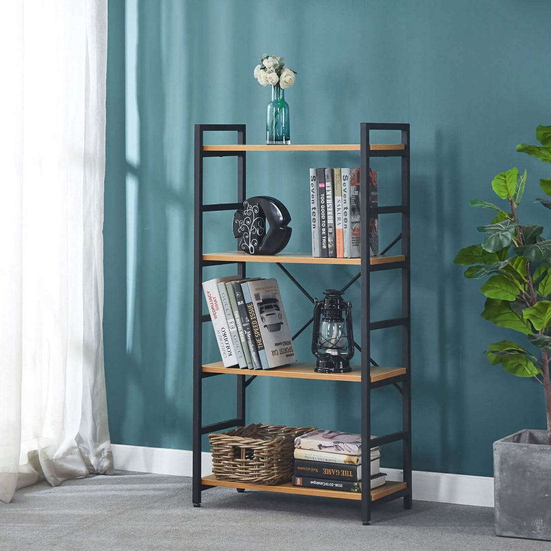 Bristol Regal: Industrieller Stil, Holz und Metall